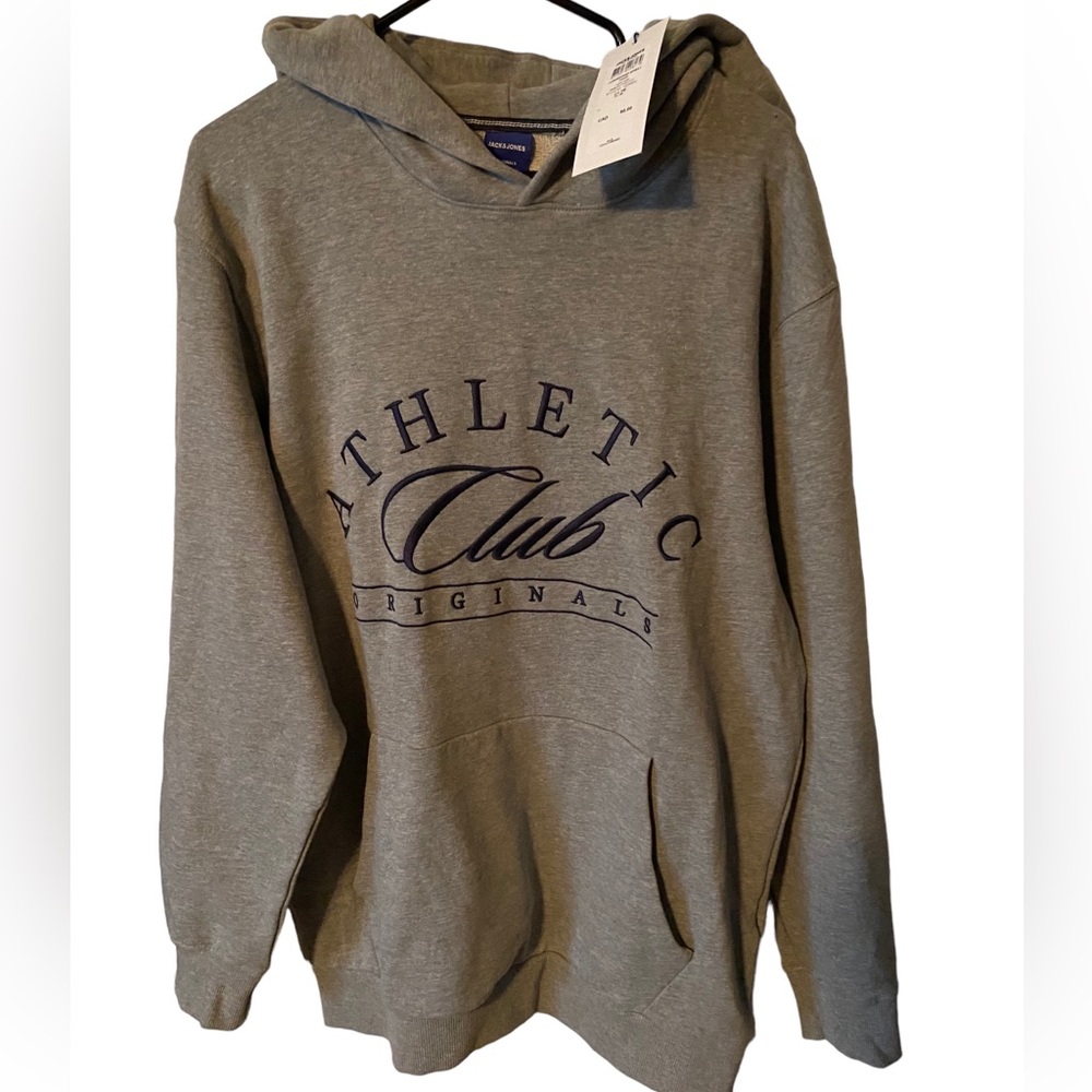 COPY - BNWT Jack & Jones Hoodie. Light grey